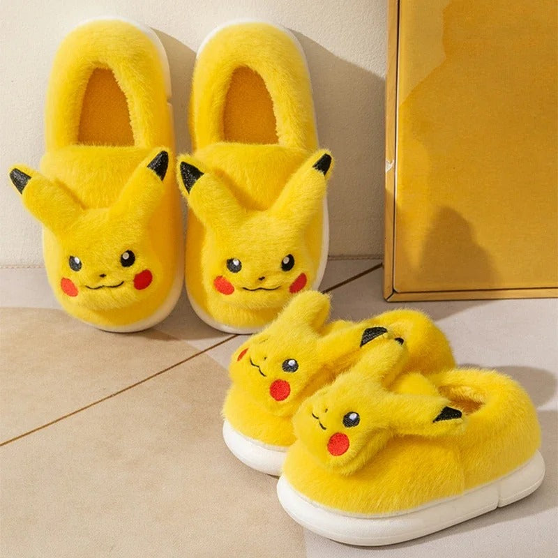 Pikachu Cozy Warm Plush Slippers