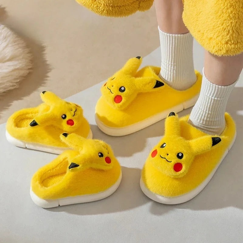 Pikachu Cozy Warm Plush Slippers