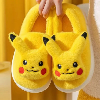 Pikachu Cozy Warm Plush Slippers