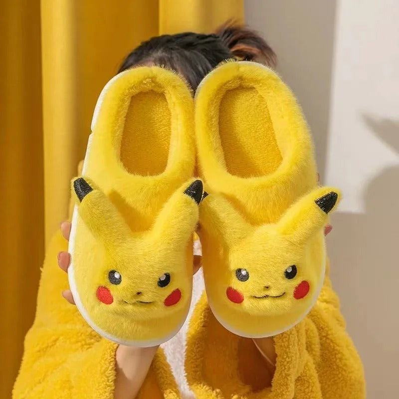 Pikachu Cozy Warm Plush Slippers